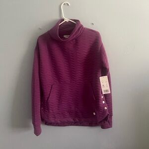 NWT Jones of New York Sport Rich Purple Top
